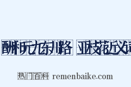 酬和元九东川路·亚枝花近义词是什么意思的图片